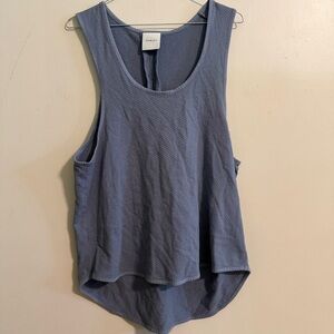Varley Athletic Size Medium Blue Sleeveless Tank Top Breathable Fitness Gym